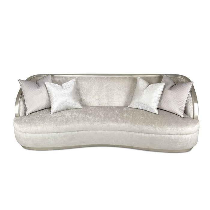 Michael Amini Lanna Mansion Sofa Storm Silver Mist