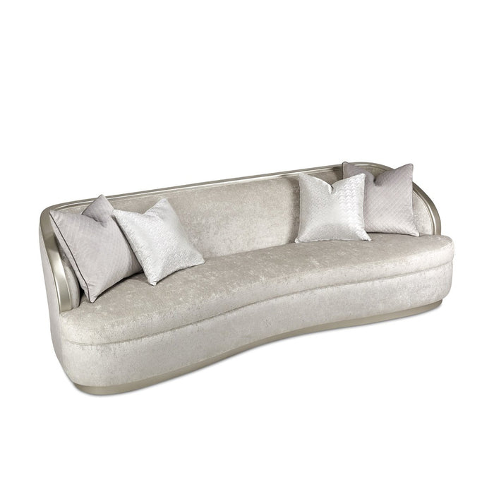 Michael Amini Lanna Mansion Sofa Storm Silver Mist