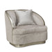 Michael Amini Lanna Matching Chair Storm Silver Mist