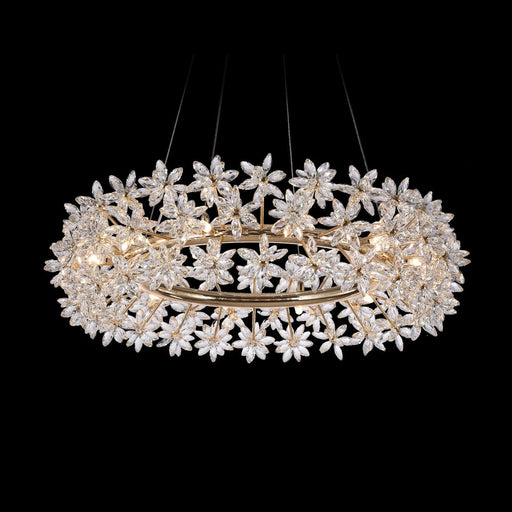 Michael Amini Lighting Bouquet 12 Light Oblong Chandelier