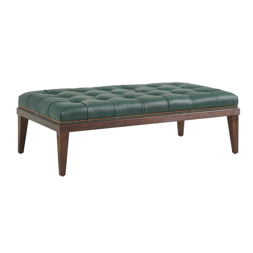 Lexington Upholstery Silverado Davis Leather Ottoman