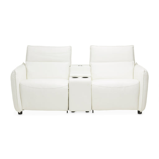 Michael Amini Mia Bella Verona Sectional Loveseat w/Storage Console 3pc