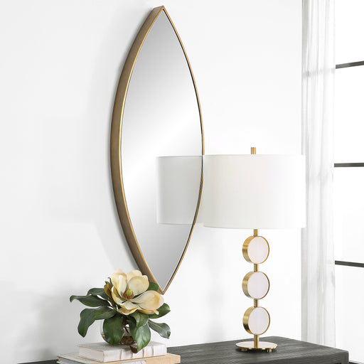 Uttermost Ellipse Gold Mirror