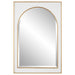 Uttermost Crisanta Gloss White Arch Mirror