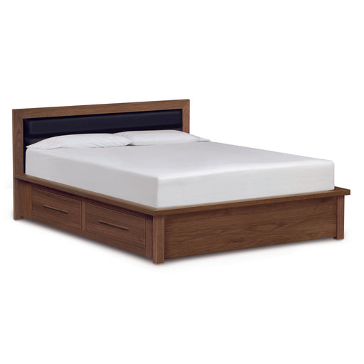 Copeland Moduluxe Storage Bed with Upholstery Headboard King - Sunbrella Upholstery