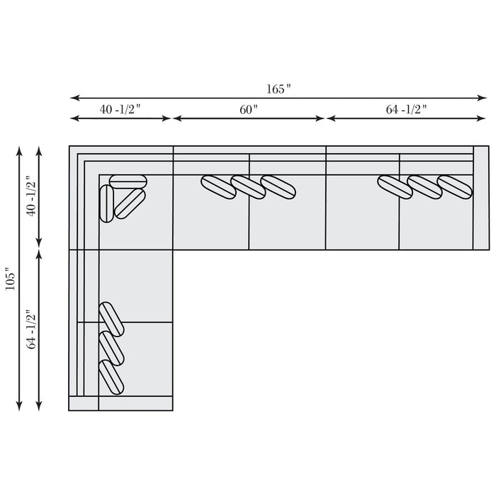 Bernhardt Interiors Eden Sectional