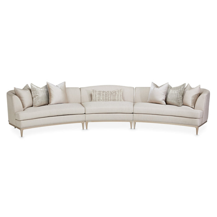 Michael Amini Malibu Crest 3 PC Sectional