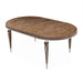 Michael Amini Villa Cherie Hazelnut Oval Dining Table