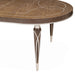 Michael Amini Villa Cherie Hazelnut Oval Dining Table