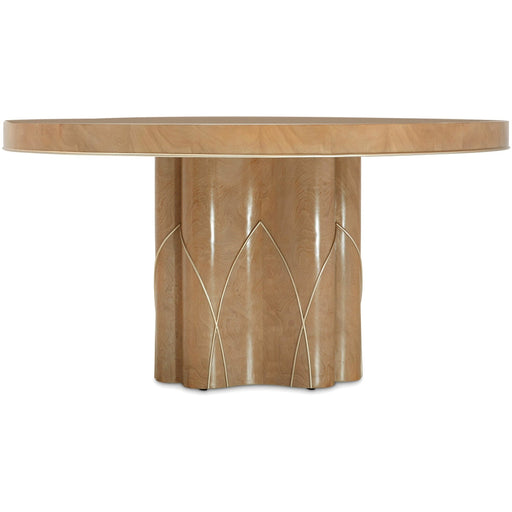 Michael Amini Villa Cherie Caramel Round Dining Table