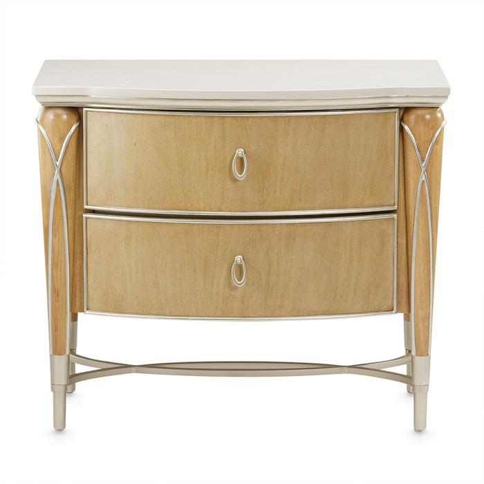 Michael Amini Villa Cherie Caramel Nightstand