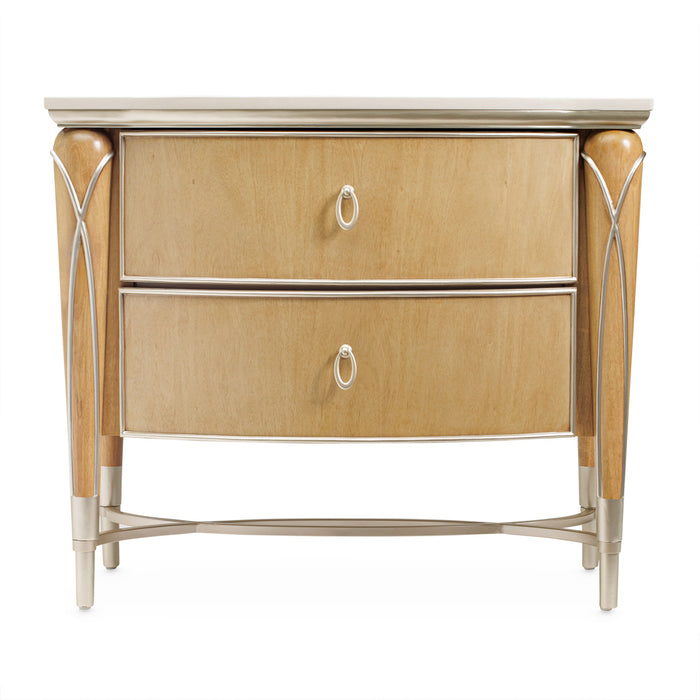 Michael Amini Villa Cherie Caramel Nightstand