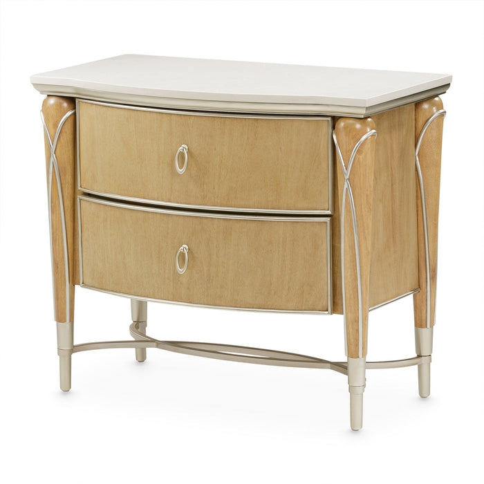 Michael Amini Villa Cherie Caramel Nightstand