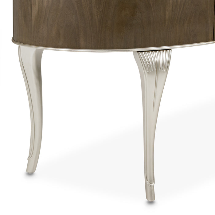 Michael Amini Villa Cherie Hazelnut Vanity Desk