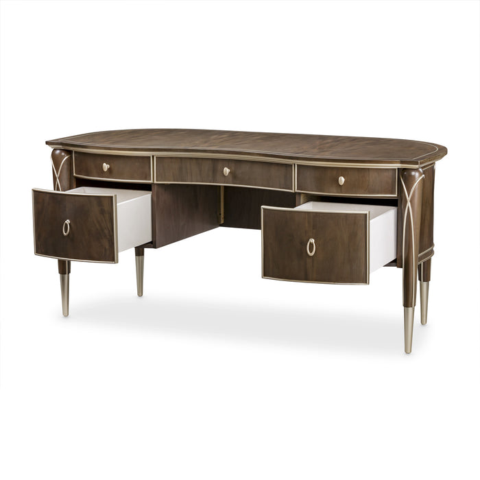 Michael Amini Villa Cherie Hazelnut Desk