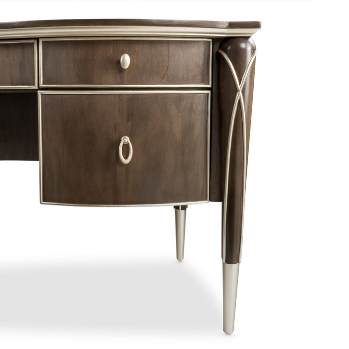 Michael Amini Villa Cherie Hazelnut Desk