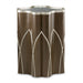 Michael Amini Villa Cherie Hazelnut Side Table