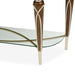 Michael Amini Villa Cherie Hazelnut Console Table