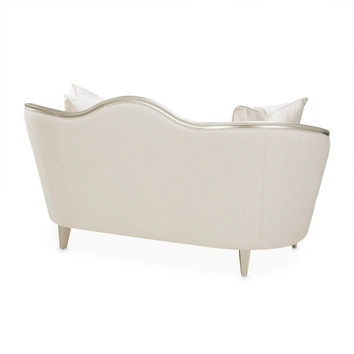 Michael Amini Villa Cherie Caramel Loveseat