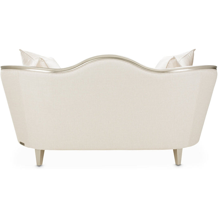 Michael Amini Villa Cherie Caramel Loveseat