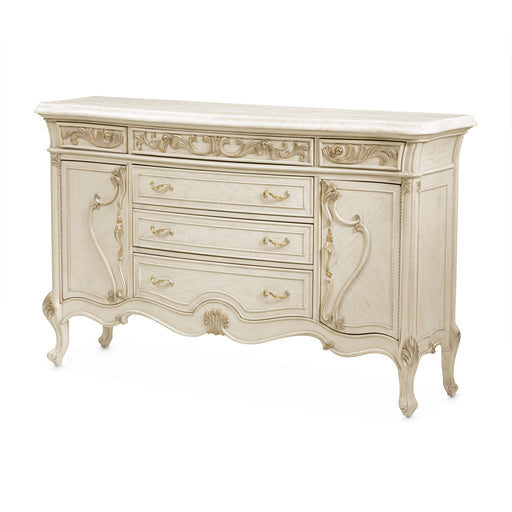 Michael Amini Platine De Royale Champagne Sideboard