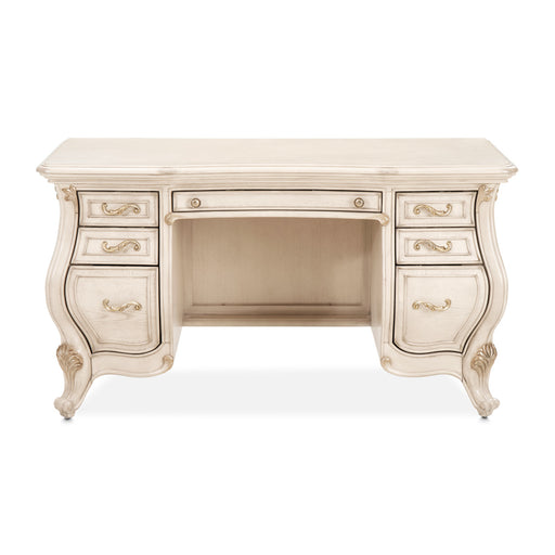 Michael Amini Platine De Royale Champagne Vanity/Desk