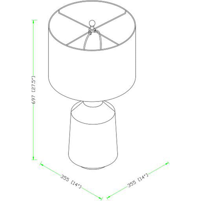 Surya Phoenix PHO-100 Table Lamp