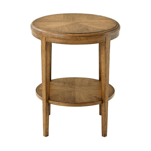 Theodore Alexander Nova Two Tiered Round Side Table