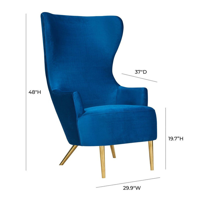 TOV Furniture Julia Wingback Chair by Inspire Me! Home Decor