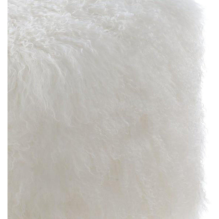 TOV Furniture Tibetan Sheep Pouf