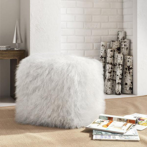 TOV Furniture Tibetan Sheep Pouf