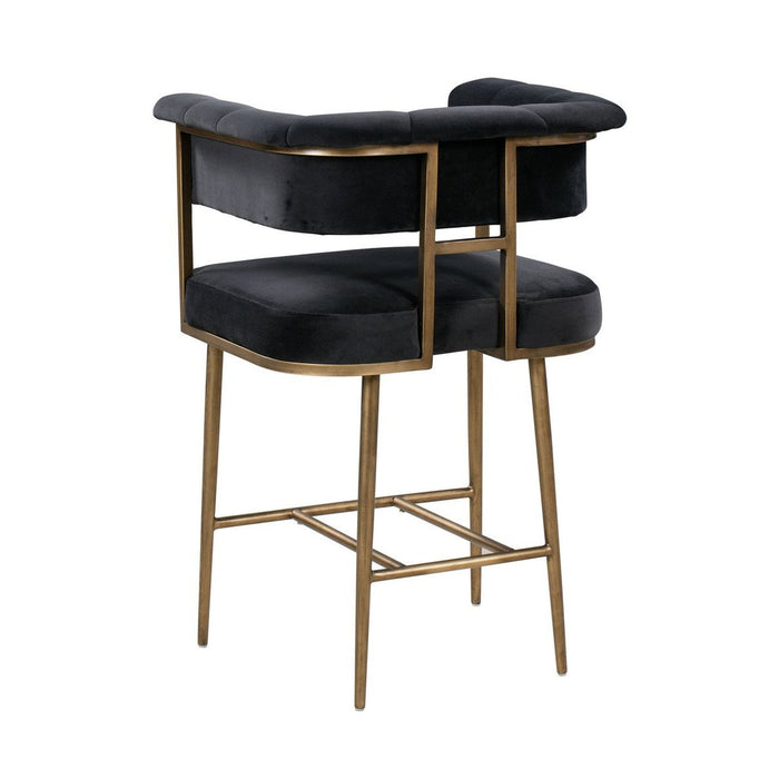 TOV Furniture Astrid Velvet Bar Stool