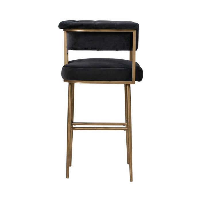 TOV Furniture Astrid Velvet Bar Stool