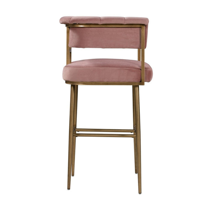 TOV Furniture Astrid Velvet Bar Stool