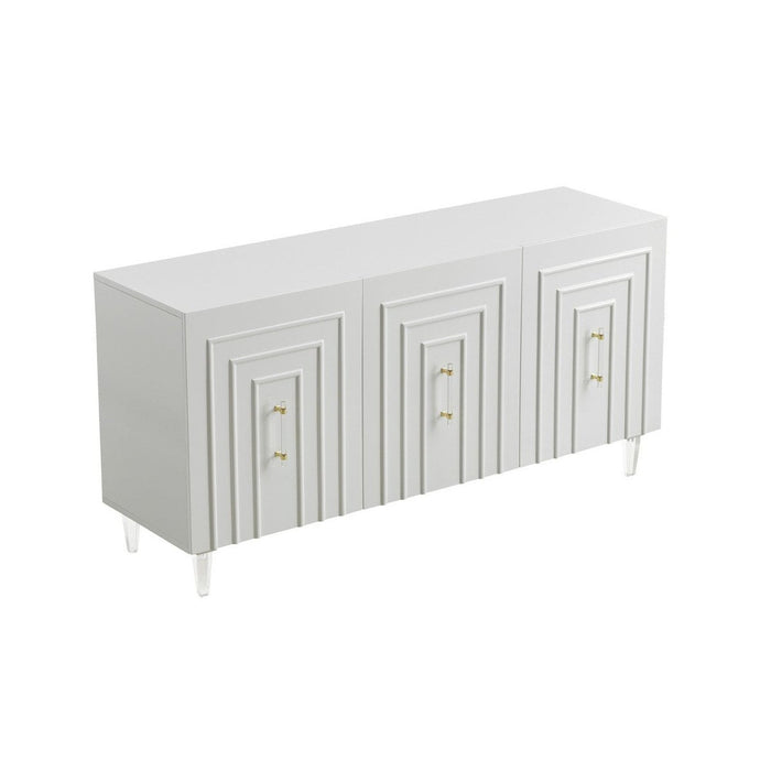 TOV Furniture Famke White Lacquer Buffet