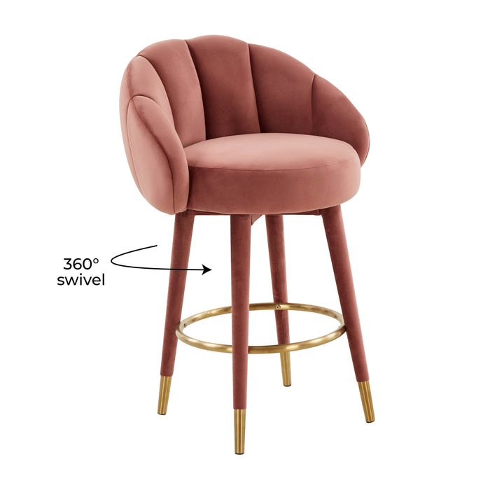 TOV Furniture Myla Swivel Counter Stool