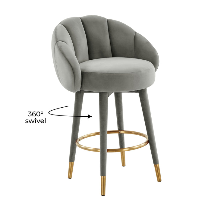 TOV Furniture Myla Swivel Counter Stool