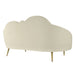 TOV Furniture Cloud Cream Velvet Settee