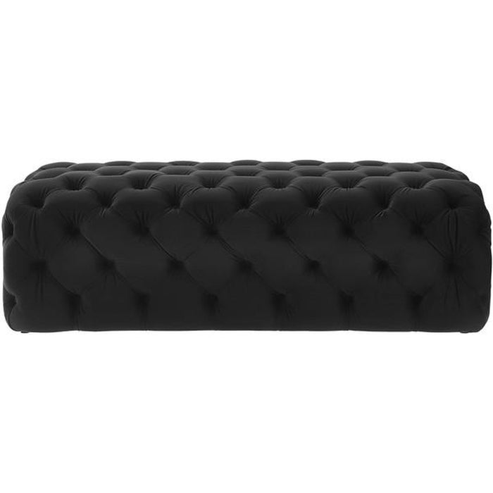 TOV Furniture Kaylee Jumbo Velvet Ottoman