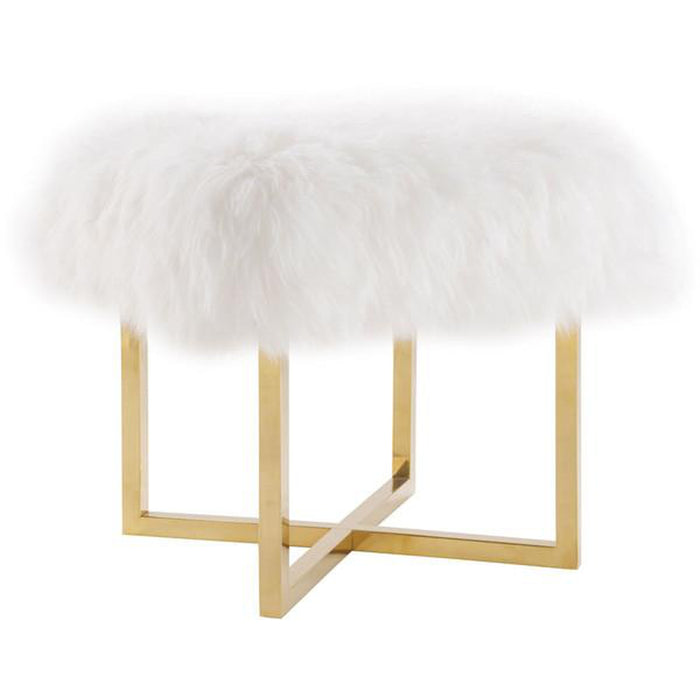 TOV Furniture Nomo Sheepskin Bench