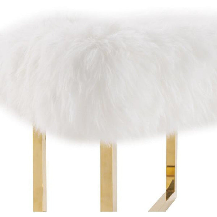 TOV Furniture Nomo Sheepskin Bench