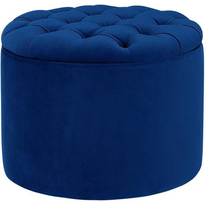 TOV Furniture Queen Velvet Storage Ottoman