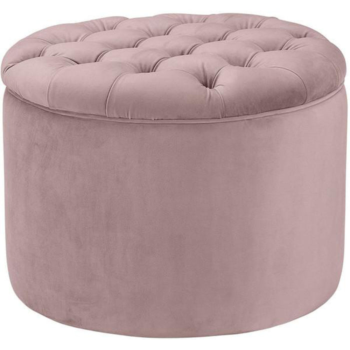 TOV Furniture Queen Velvet Storage Ottoman