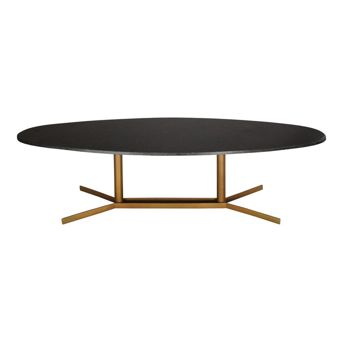 TOV Furniture Gemma Black Marble Coffee Table