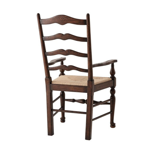 Theodore Alexander Althorp - Victory Oak Ladderback Arm Chair - Set of 2