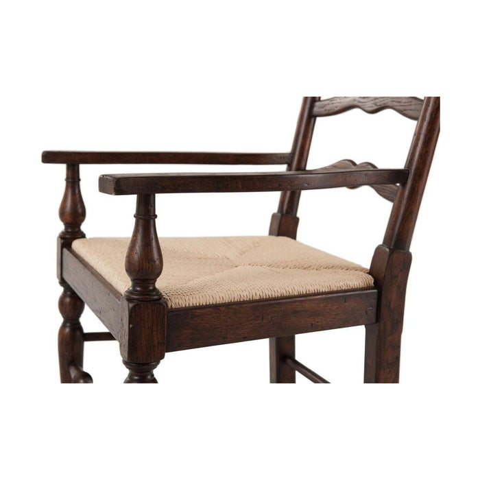 Theodore Alexander Althorp - Victory Oak Ladderback Arm Chair - Set of 2