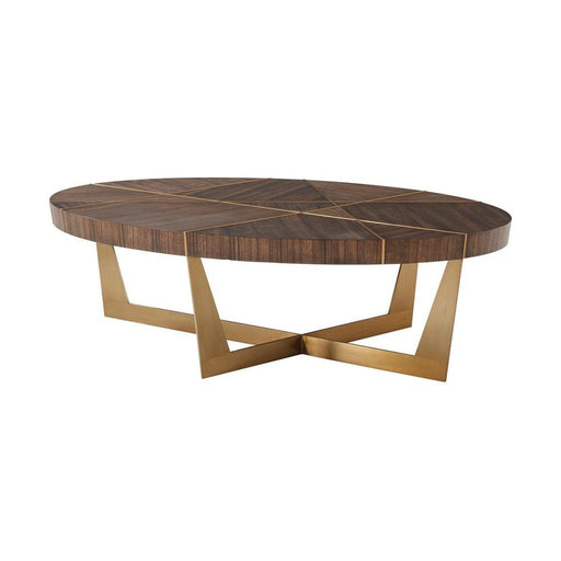 Theodore Alexander Calais Oval Cocktail Table