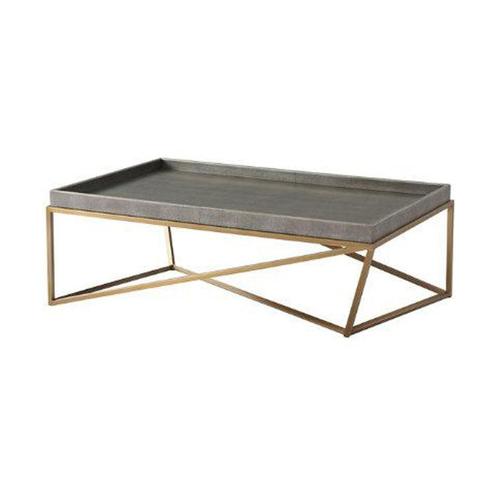 Theodore Alexander TA Studio Crazy X Tray Cocktail Table