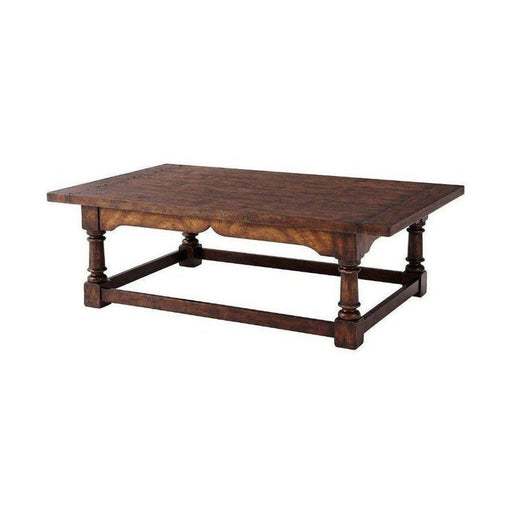 Theodore Alexander Victory Oak Cocktail Table