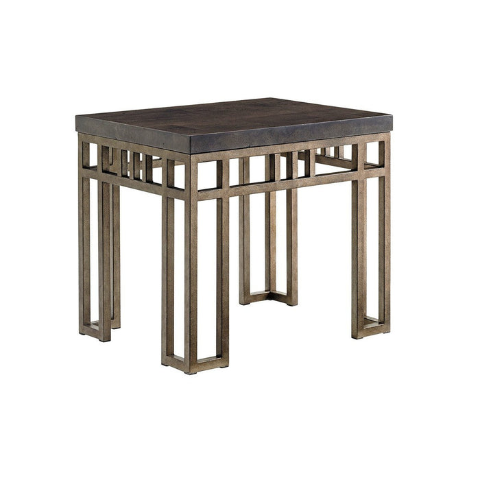 Tommy Bahama Home Cypress Point Montera Travertine End Table